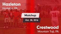 Matchup: Hazleton vs. Crestwood  2016