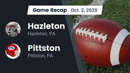 Recap: Hazleton  vs. Pittston  2020