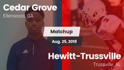 Matchup: Cedar Grove vs. Hewitt-Trussville  2018