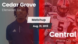 Matchup: Cedar Grove vs. Central  2019