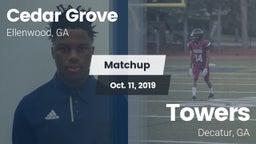 Matchup: Cedar Grove vs. Towers  2019