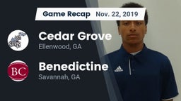 Recap: Cedar Grove  vs. Benedictine  2019