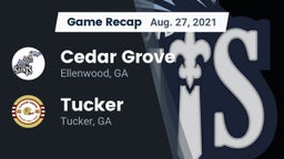 Recap: Cedar Grove  vs. Tucker  2021