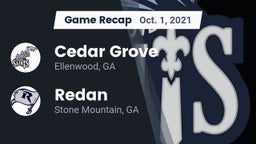 Recap: Cedar Grove  vs. Redan  2021