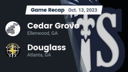 Recap: Cedar Grove  vs. Douglass  2023