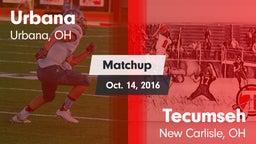 Matchup: Urbana vs. Tecumseh  2016