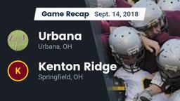 Recap: Urbana  vs. Kenton Ridge  2018