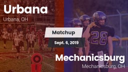 Matchup: Urbana vs. Mechanicsburg  2019