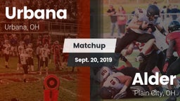 Matchup: Urbana vs. Alder  2019
