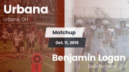 Matchup: Urbana vs. Benjamin Logan  2019