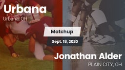 Matchup: Urbana vs. Jonathan Alder   2020
