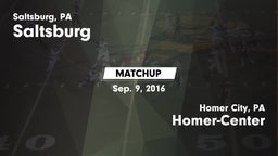 Matchup: Saltsburg vs. Homer-Center  2016