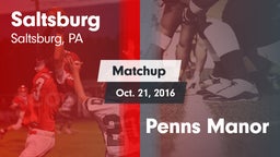 Matchup: Saltsburg vs. Penns Manor 2016