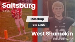 Matchup: Saltsburg vs. West Shamokin  2017