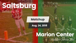 Matchup: Saltsburg vs. Marion Center  2018