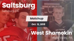 Matchup: Saltsburg vs. West Shamokin  2018