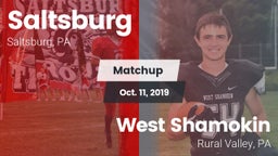 Matchup: Saltsburg vs. West Shamokin  2019