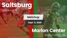 Matchup: Saltsburg vs. Marion Center  2020