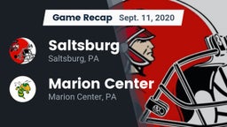 Recap: Saltsburg  vs. Marion Center  2020