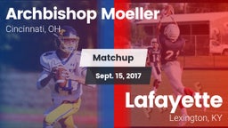 Matchup: Archbishop Moeller vs. Lafayette  2017