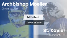 Matchup: Archbishop Moeller vs. St. Xavier  2018