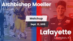 Matchup: Archbishop Moeller vs. Lafayette  2019