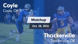 Matchup: Coyle vs. Thackerville  2016