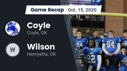 Recap: Coyle  vs. Wilson  2020
