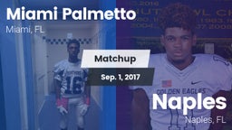 Matchup: Palmetto vs. Naples  2017