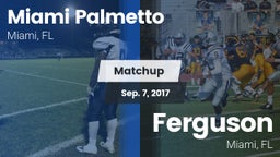 Matchup: Palmetto vs. Ferguson  2017