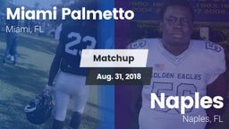 Matchup: Palmetto vs. Naples  2018