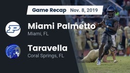 Recap: Miami Palmetto  vs. Taravella  2019