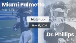Matchup: Palmetto vs. Dr. Phillips  2020