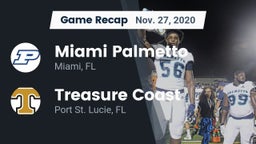 Recap: Miami Palmetto  vs. Treasure Coast  2020