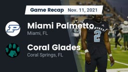 Recap: Miami Palmetto  vs. Coral Glades  2021