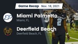 Recap: Miami Palmetto  vs. Deerfield Beach  2021