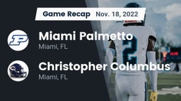 Recap: Miami Palmetto  vs. Christopher Columbus  2022