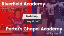 Matchup: Riverfield Academy vs. Porter's Chapel Academy  2017