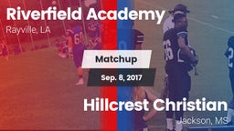 Matchup: Riverfield Academy vs. Hillcrest Christian  2017