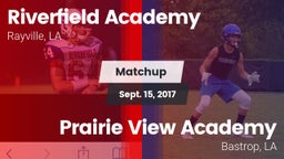 Matchup: Riverfield Academy vs. Prairie View Academy  2017
