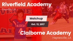 Matchup: Riverfield Academy vs. Claiborne Academy  2017