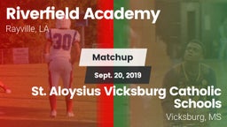 Matchup: Riverfield Academy vs. St. Aloysius Vicksburg Catholic Schools 2019