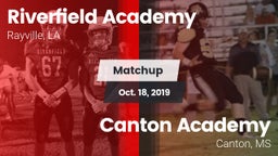 Matchup: Riverfield Academy vs. Canton Academy  2019