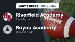 Recap: Riverfield Academy  vs. Bayou Academy  2020