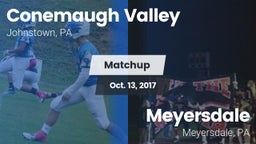 Matchup: Conemaugh Valley vs. Meyersdale  2017