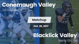 Matchup: Conemaugh Valley vs. Blacklick Valley  2017