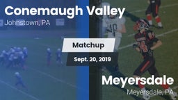 Matchup: Conemaugh Valley vs. Meyersdale  2019