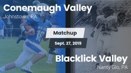 Matchup: Conemaugh Valley vs. Blacklick Valley  2019