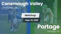 Matchup: Conemaugh Valley vs. Portage  2020
