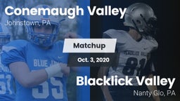 Matchup: Conemaugh Valley vs. Blacklick Valley  2020